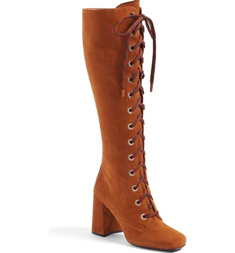 prada women's knee high boots